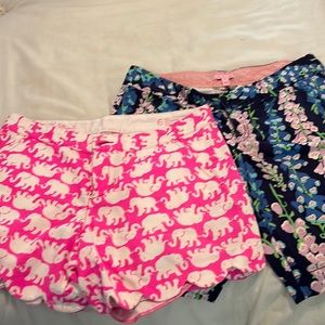 Lilly Pulitzer Shorts 2 Pairs